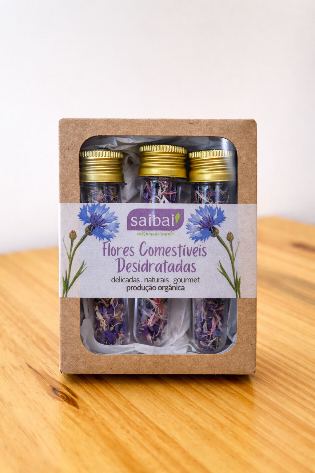 Mix de flores desidratadas selecionadas Empório Saibai