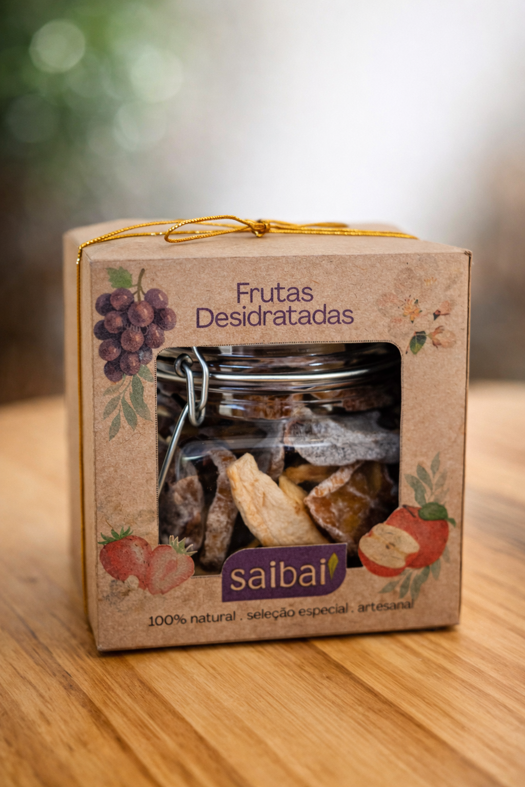 Abacaxi desidratado selecionado 150g Empório Saibai